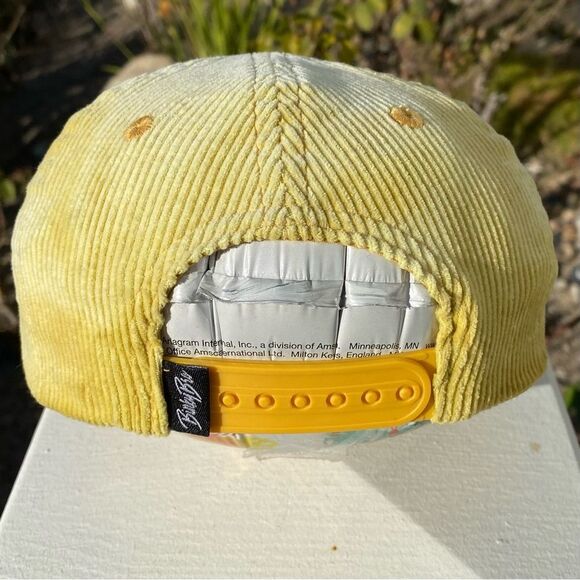 BinkyBro Light Yellow Corduroy San Elijo Snapback Baseball Hat Toddler (1-3 YR) - Picture 4 of 7